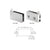 CRL Chrome Flush Mount Cabinet Pivot Hinges