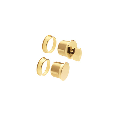 CRL Polished Brass Thumbturn and Dummy Combo
