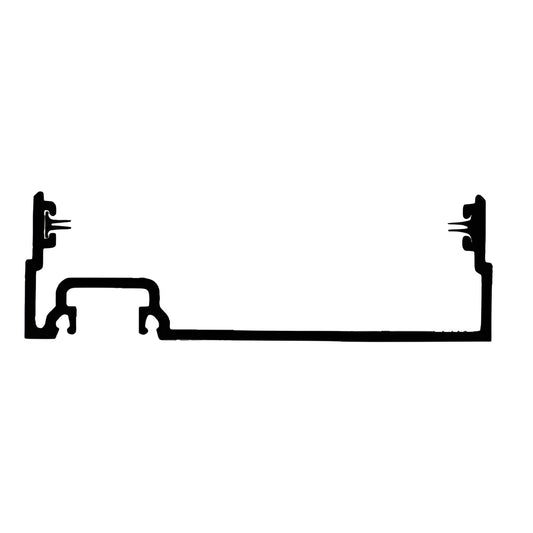 CRL-U.S. Aluminum Male Expansion Mullion 24'2" Bronze Black Anodized