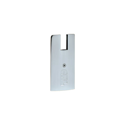 CRL Brushed Stainless End Cap for 4" Square 3/4" Glass Wedge-Lock® Door Rail