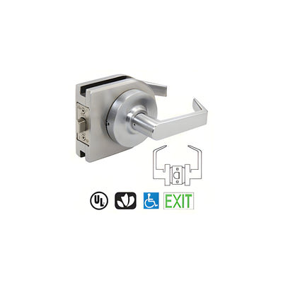 CRL Brushed Stainless Grade 1 Lever Lock Housing - Passage