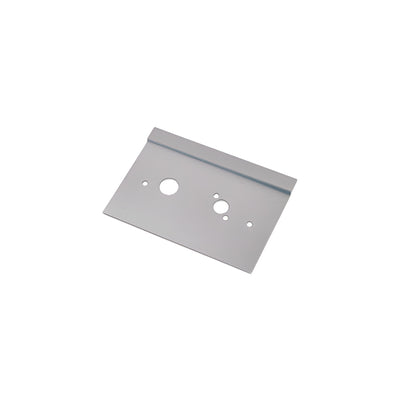 CRL Brushed Stainless 6" x 10" Left Hand Center Lock Latch Guard