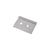 CRL Brushed Stainless 6" x 10" Left Hand Center Lock Latch Guard