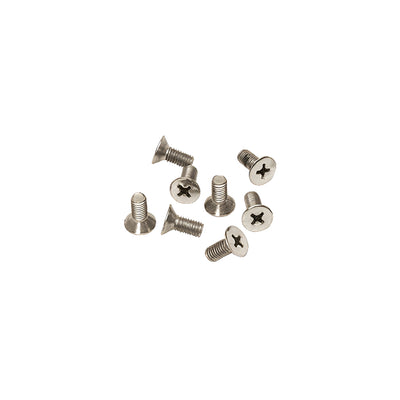 CRL Brushed Nickel 6 x 12 mm Cover Plate Flat Head Phillips Screws