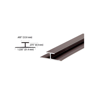 CRL Bronze Painted Aluminum Divider Bar