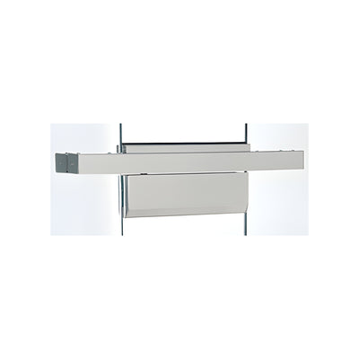 CRL Brushed Stainless Single Floating Header for Overhead Concealed Door Closers for 36" Wide Opening