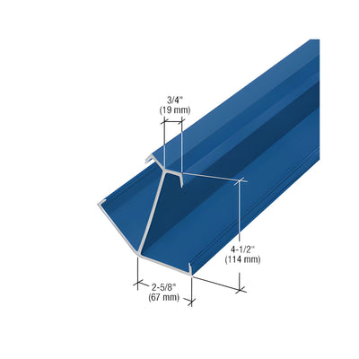 CRL-U.S. Aluminum 135 Degree Corner Mullion, Custom Paint - 24'-2"