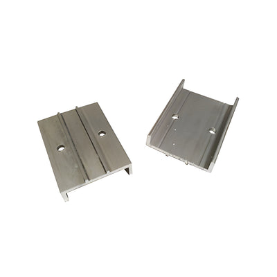 CRL-U.S. Aluminum 2000 Series Slider Fixed Panel Base Shoe