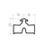 CRL-U.S. Aluminum StormWall XL Thermal Isolator Gasket
