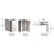 CRL Polished Nickel Pinnacle and Prima Series Wall Mount Bracket