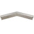 CRL Brushed Stainless 11 Gauge 135 Degree Horizontal Corner for 1/2" Glass Crisp Corner Low Profile Cap Rail