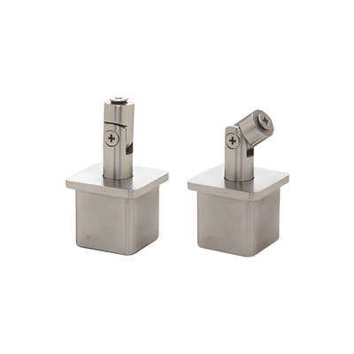 CRL 316 Brushed Stainless Vertically Adjustable Post Caps for Standoff Saddles