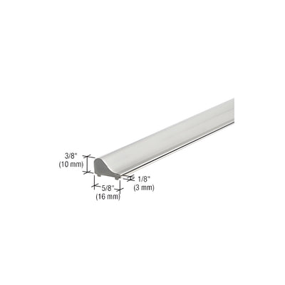 CRL Satin Anodized Frameless Shower Door Tapered Threshold