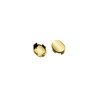 CRL Polished Brass Hydroslide Snap-In Screw Cover