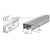 CRL Zinc Plated Steel Roll-Ezy Upper Channel Track Assembly - 144"