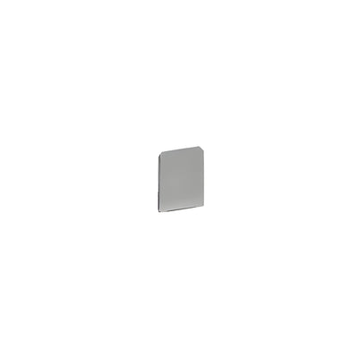 CRL Brushed Stainless Anodized WU2 Series U-Channel End Cap