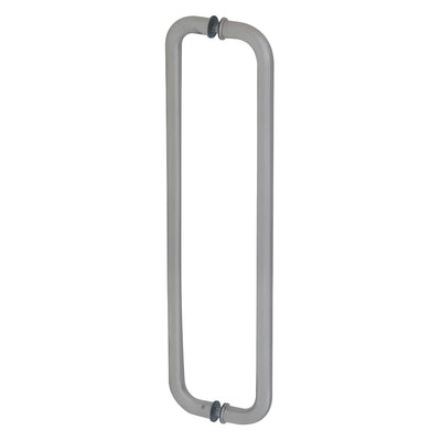 CRL Brushed Stainless 24" Glass Mounted Back-to-Back Standard Pull Handle