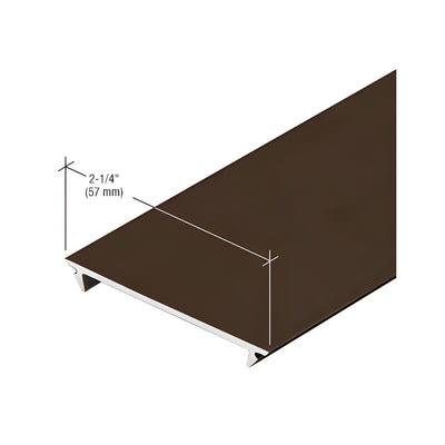 CRL-U.S. Aluminum Flush Insert - 24'-2", Dark Bronze/Black Anodized Class 1