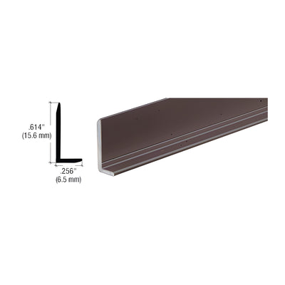 CRL Bronze Electro-Static Paint 1/4" Aluminum L-Bar Extrusion
