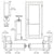 CRL-U.S. Aluminum White KYNAR® Paint Custom Single Series 850 Durafront Wide Stile Butt Hinged Entrance Door for Surface Mount Door Closer