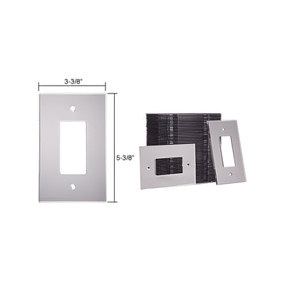 CRL Clear Single Designer Acrylic Mirror Plates in Bulk
