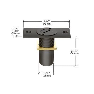 CRL Matte Black Dust Proof Keeper Locking Option