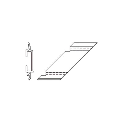 CRL-U.S. Aluminum Anchor Clip for 90 Degree Outside Corner