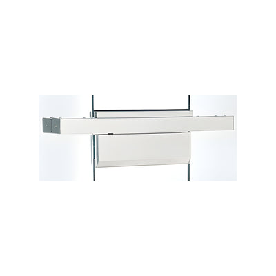 CRL Polished Stainless Single Floating Header for Overhead Concealed Door Closers - Custom Length