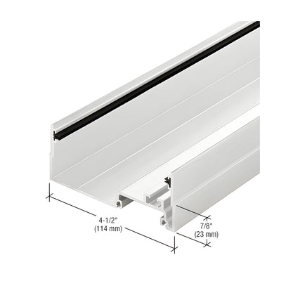 CRL-U.S. Aluminum Male Expansion Mullion, White KYNAR® Paint - 24'-2"