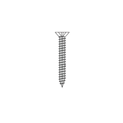 CRL-U.S. Aluminum StormWall XL #10 x 1-1/2" Flat Head Phillips Screw - Pk/100