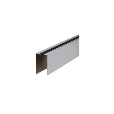 CRL Brushed Stainless 120" Cladding for W7B Series Windscreen and Smoke Baffle Base Shoe
