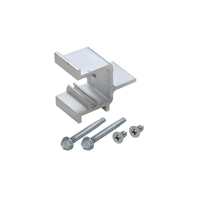 CRL-U.S. Aluminum Intermediate Horizontal Mullion Shear Block with Screws - 20/Pk