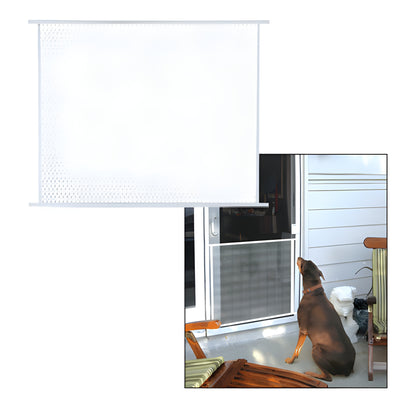 CRL White 30" Sliding Screen Door Grille