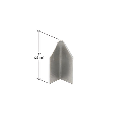 CRL-U.S. Aluminum Splice End Cap for OS-2 Structural Silicone Glazed Window Wall Systems - 10/Pk