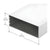 CRL-U.S. Aluminum 8" Structural Silicone Glazed Vertical Mullion, White KYNAR® Paint - 24'-2"
