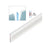 CRL Clear Copolymer Strip for 180 Degree Glass-to-Glass Joints - 9/16" Laminated Glass