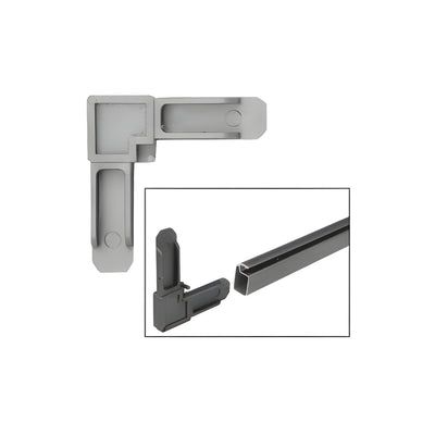 CRL Gray 1/4" Square Cut Screen Frame Corners