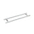 CRL Chrome 18" Back-to-Back Ladder Style Towel Bar