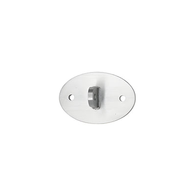 CRL Brushed Stainless Oval Shaped Mounting Plate