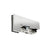 CRL Polished Stainless LH Sidelite Mount Transom Patch Fitting With PK/ESK Stop/Strike