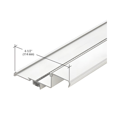 CRL-U.S. Aluminum White KYNAR® Paint Stacking Sill Insert, Thermally Improved - 24'-2"