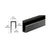 CRL Gloss Black Canadian Style 1/4" Deep Nose "J" Channel