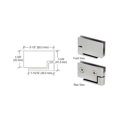 CRL Brushed Nickel Surface Mount Cabinet Pivot Hinge