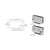 CRL Brushed Nickel Surface Mount Cabinet Pivot Hinge