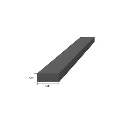 CRL 5/8" x 1-1/8" x 4" EPDM Rubber Setting Blocks