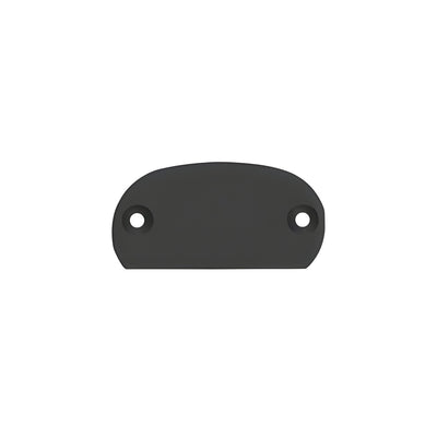 CRL Matte Black 320X Series Decorative End Cap