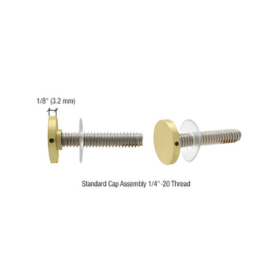 CRL Satin Brass BMNW Stud Replacement Set