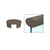 CRL Dark Bronze 4" x 2-1/2" Oval End Cap for Cap Railing