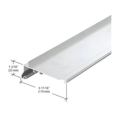 CRL-U.S. Aluminum Mill Head Insert for 1/4" and 1" Glazing - 24'-2"