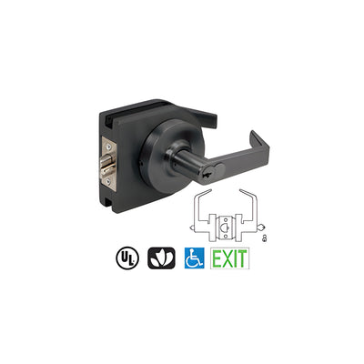 CRL Matte Black Grade 1 Lever Lock Housing - 7-PIN SFIC Entrance